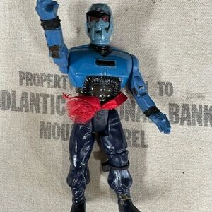 Vintage Blue and Red Action vintage figure 1985 Ninja  defender terminator